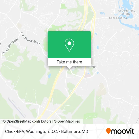 Chick-fil-A map