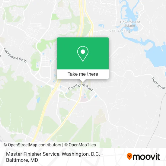 Master Finisher Service map