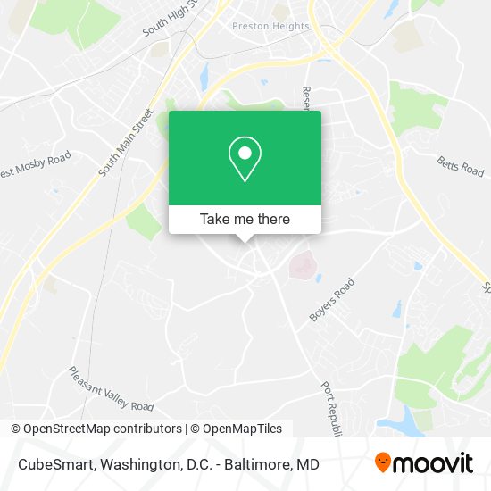 CubeSmart map