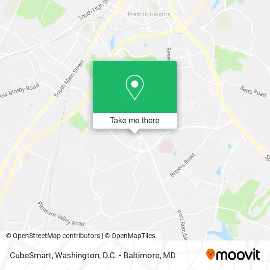CubeSmart map