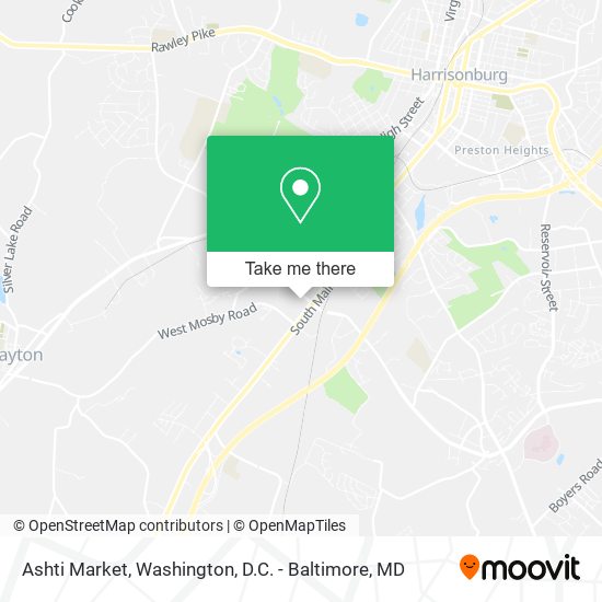 Ashti Market map