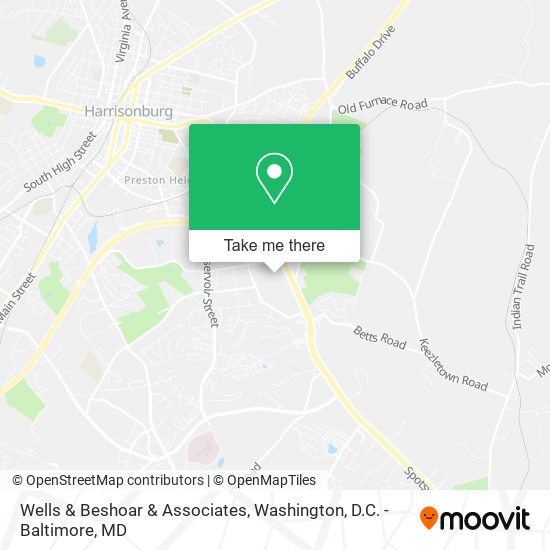 Wells & Beshoar & Associates map