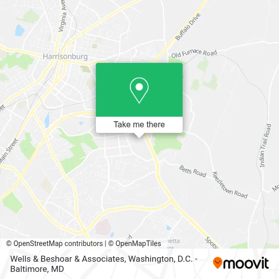 Wells & Beshoar & Associates map