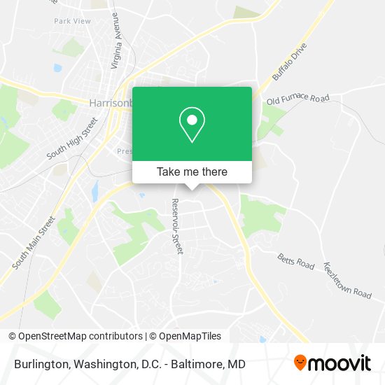 Burlington map