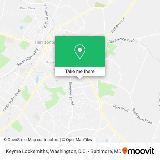 Keyme Locksmiths map