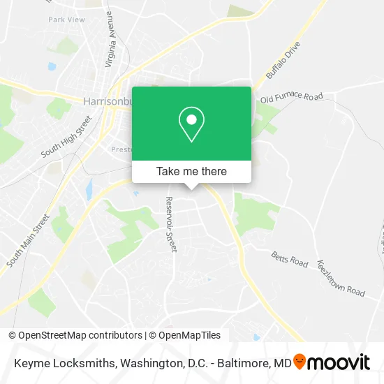 Keyme Locksmiths map
