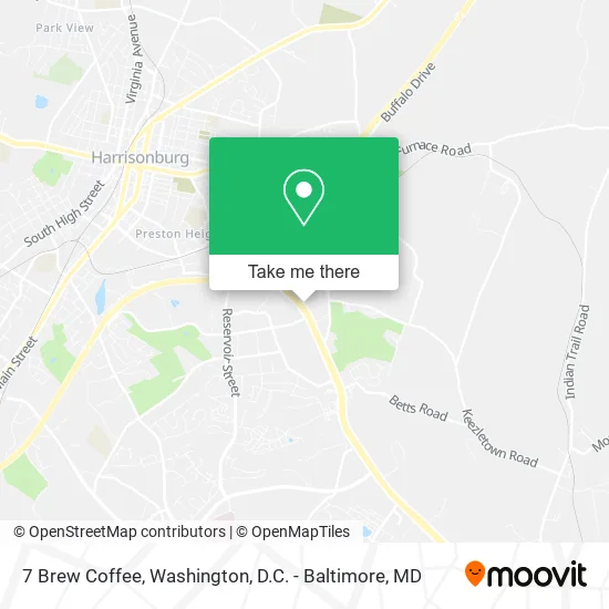 7 Brew Coffee map