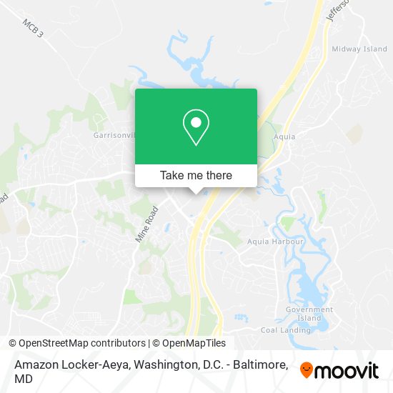 Amazon Locker-Aeya map