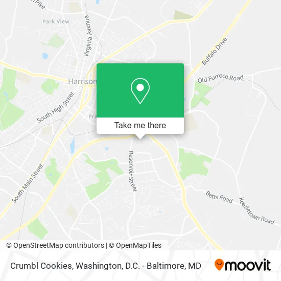 Crumbl Cookies map