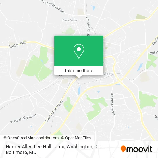 Harper Allen-Lee Hall - Jmu map