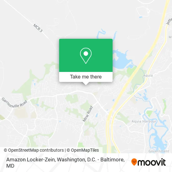 Mapa de Amazon Locker-Zein