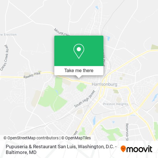 Mapa de Pupuseria & Restaurant San Luis