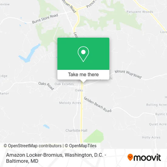 Amazon Locker-Bromius map