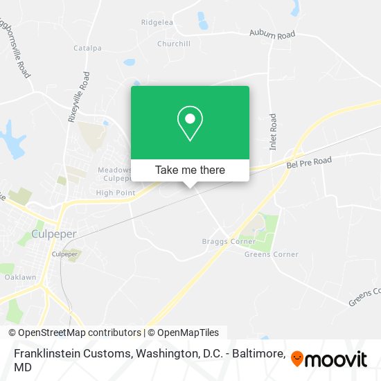 Mapa de Franklinstein Customs
