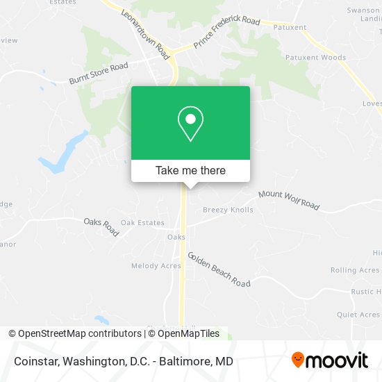 Coinstar map