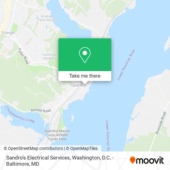 Sandro's Electrical Services map