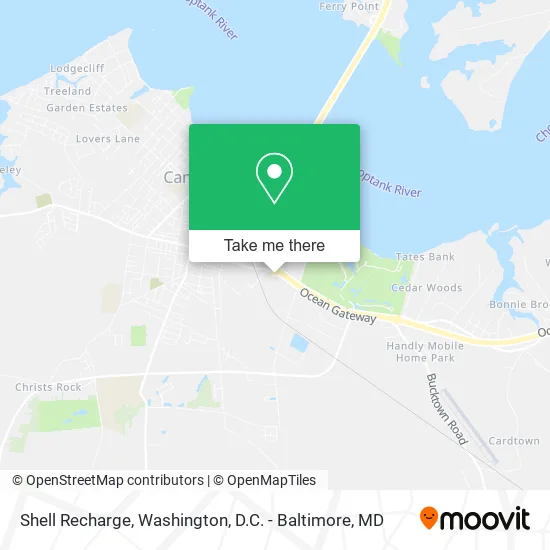Shell Recharge map
