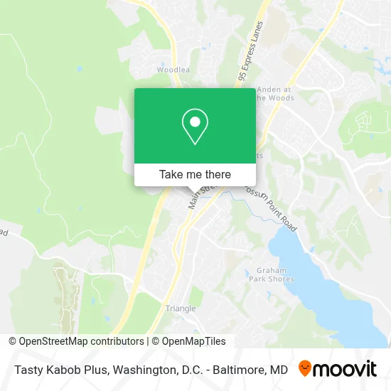 Tasty Kabob Plus map