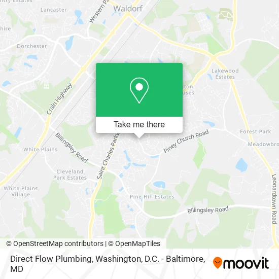 Direct Flow Plumbing map