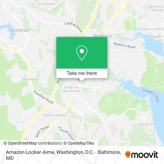 Amazon Locker-Aime map