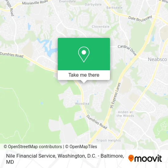 Nile Financial Service map