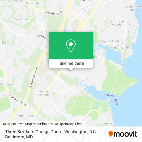 Three Brothers Garage Doors map