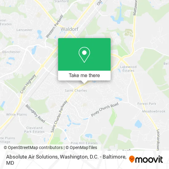 Absolute Air Solutions map