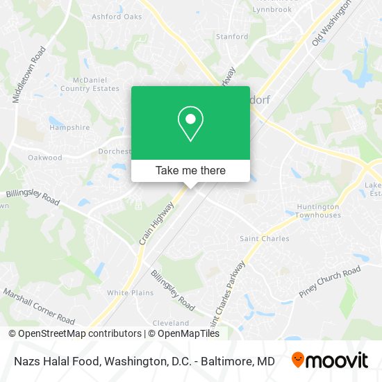 Nazs Halal Food map