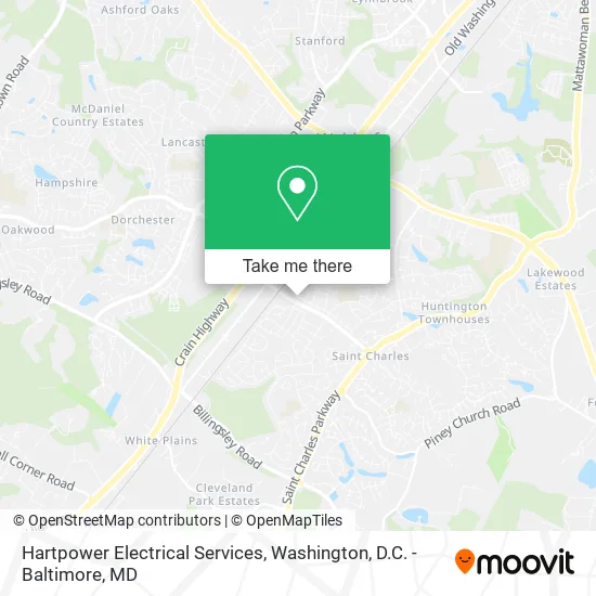 Hartpower Electrical Services map