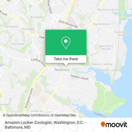 Mapa de Amazon Locker-Zoologist