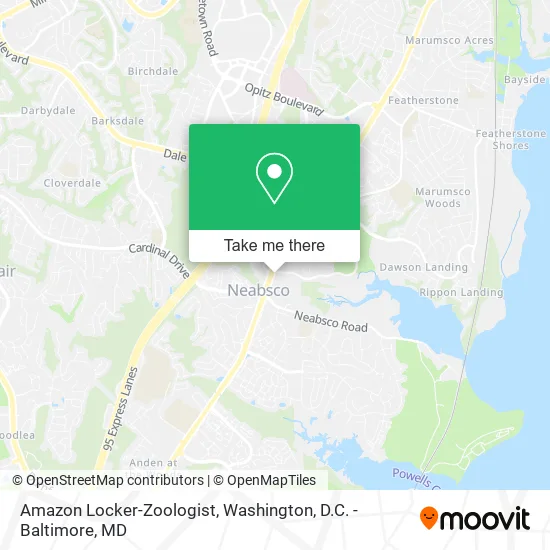 Amazon Locker-Zoologist map
