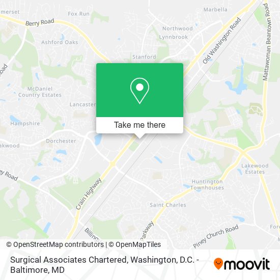 Surgical Associates Chartered map