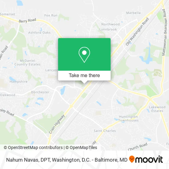 Nahum Navas, DPT map