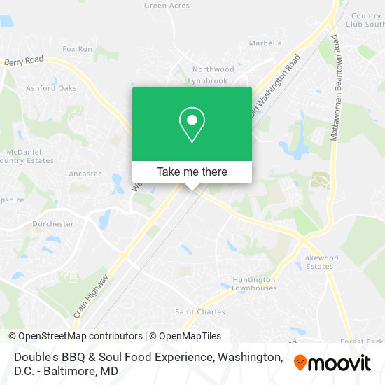 Double's BBQ & Soul Food Experience map
