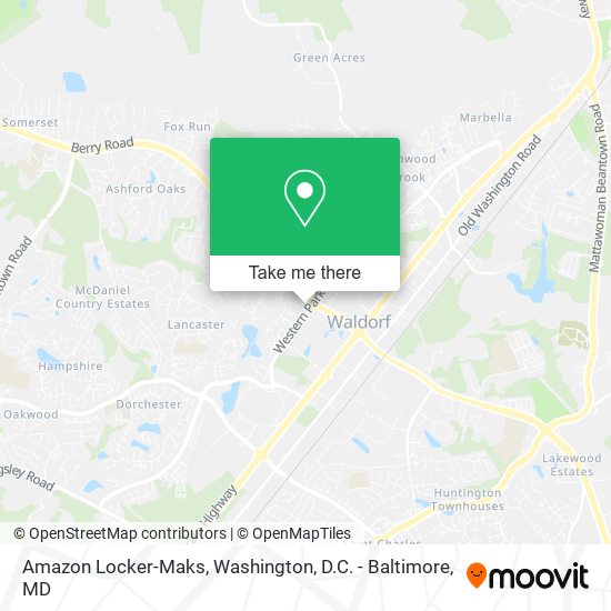 Amazon Locker-Maks map