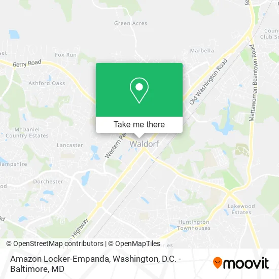 Amazon Locker-Empanda map