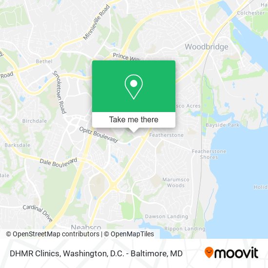 DHMR Clinics map