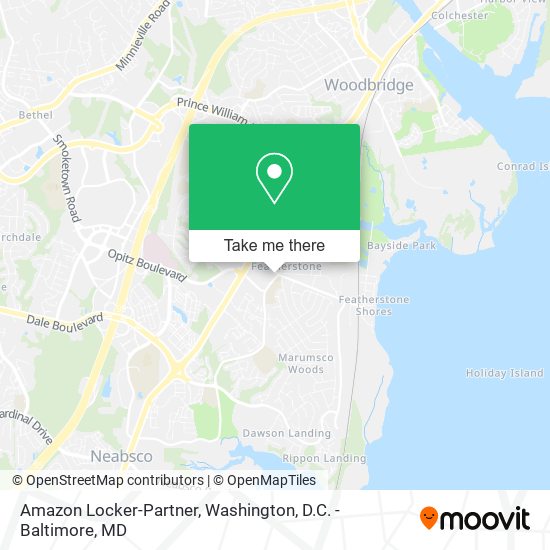 Amazon Locker-Partner map