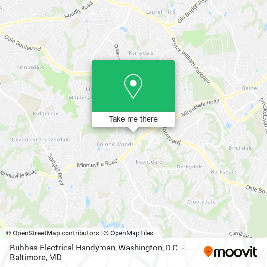Mapa de Bubbas Electrical Handyman