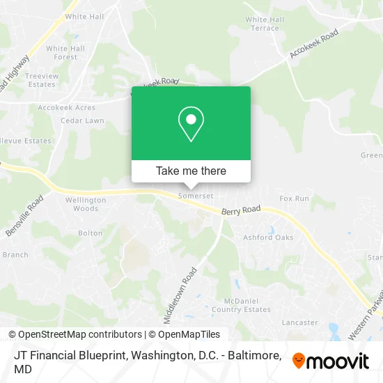 JT Financial Blueprint map