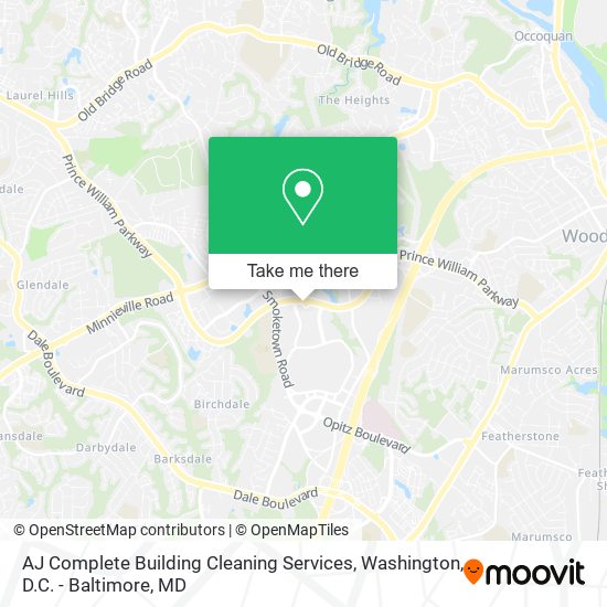 Mapa de AJ Complete Building Cleaning Services