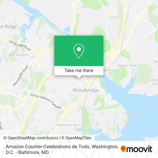 Amazon Counter-Celebrations de Todo map