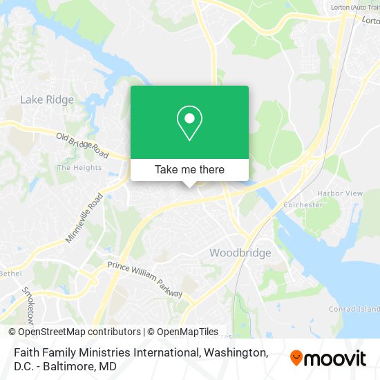 Mapa de Faith Family Ministries International