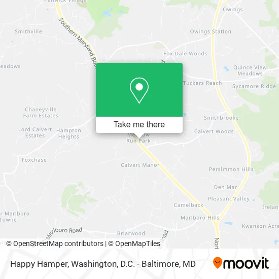 Happy Hamper map