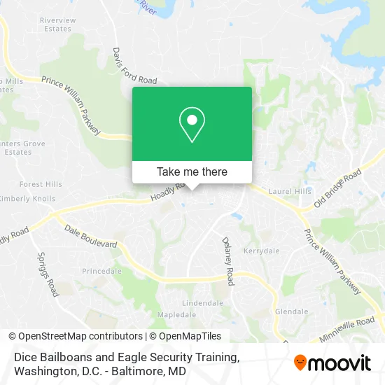 Dice Bailboans and Eagle Security Training map
