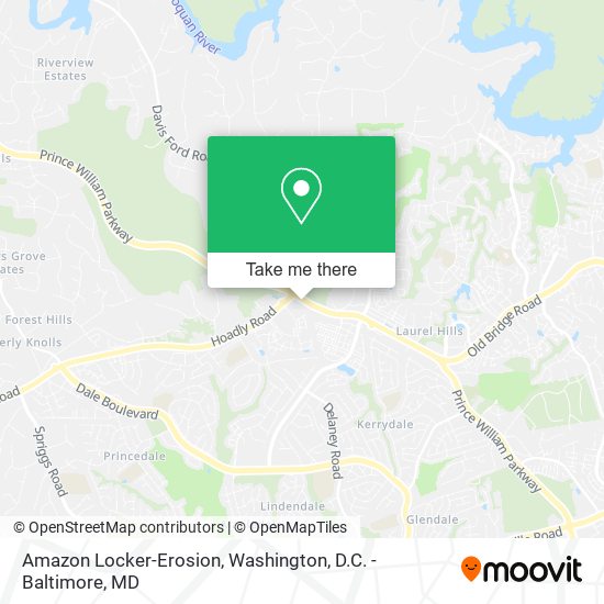 Mapa de Amazon Locker-Erosion