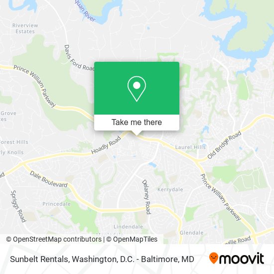 Mapa de Sunbelt Rentals
