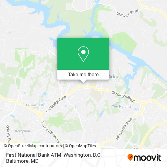 First National Bank ATM map