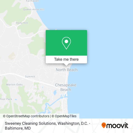 Sweeney Cleaning Solutions map