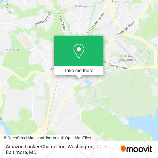 Amazon Locker-Chameleon map